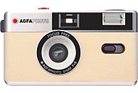 AGFA AgfaPhoto - Fotocamera analogica (Beige/Argento/Nero)