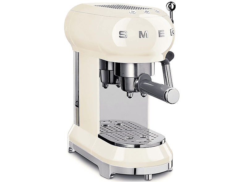 MACCHINA CAFFÉ SMEG ECF01CREU, 1350 W, Panna