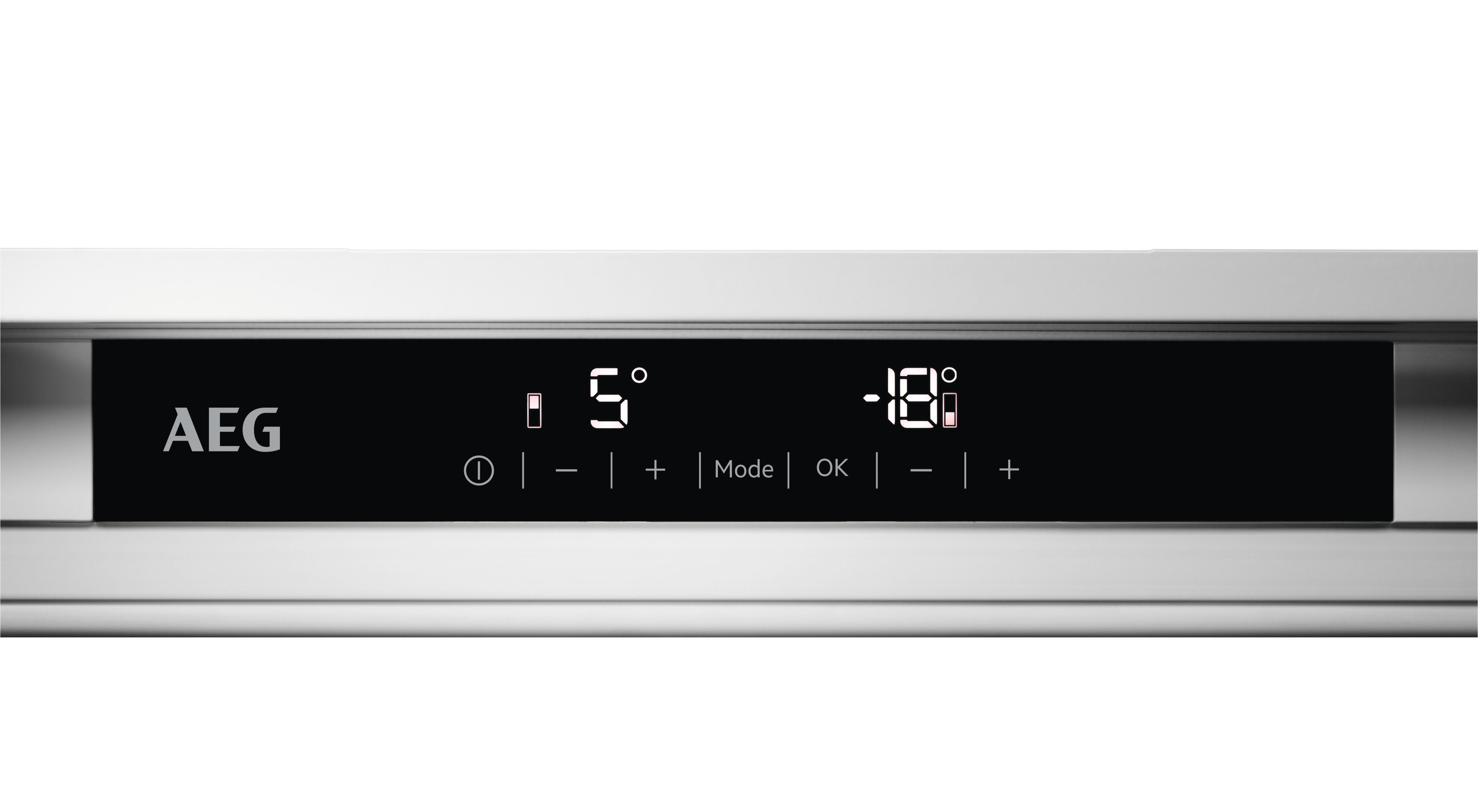 AEG S18C5T Serie 6000 mit TwinTech® NoFrost Kühlgefrierkombination (C, 248 l, 1769 mm hoch, Weiß)