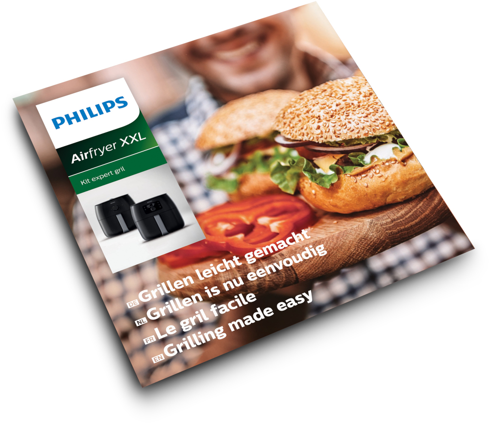 PHILIPS Airfryer Kit Grill Pan en Skewers (HD9941/00)