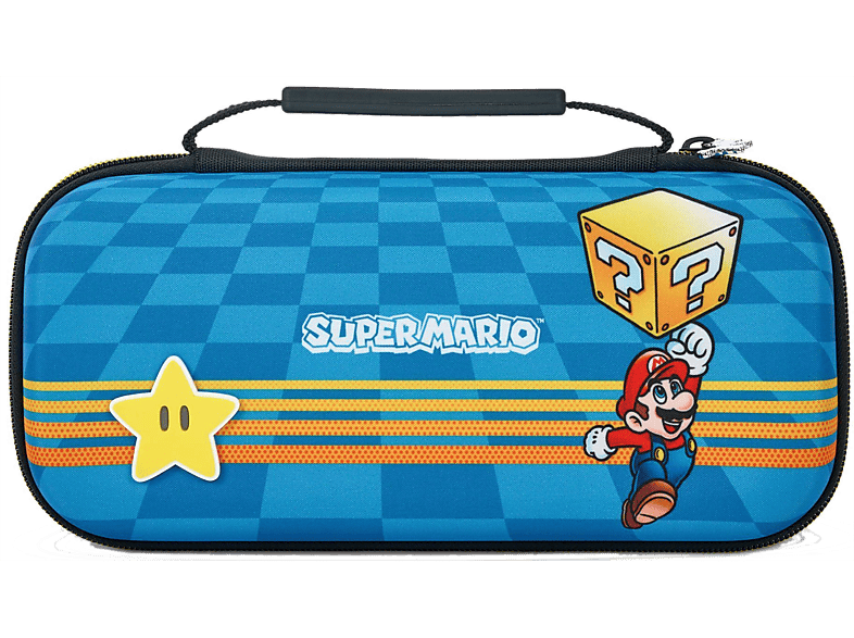 Funda Nintendo Switch - Powe A Mario Mystery Block, Asa de goma, Gris