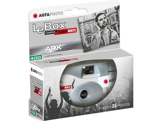 AGFA LeBox Black/White - Fotocamera monouso Grigio