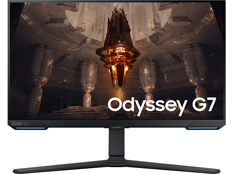 SAMSUNG Odyssey G7 LS28BG702EPXUF 28" 4K UHD 144Hz 1ms 144Hz G-Sync HDR400 IPS Gaming Monitör