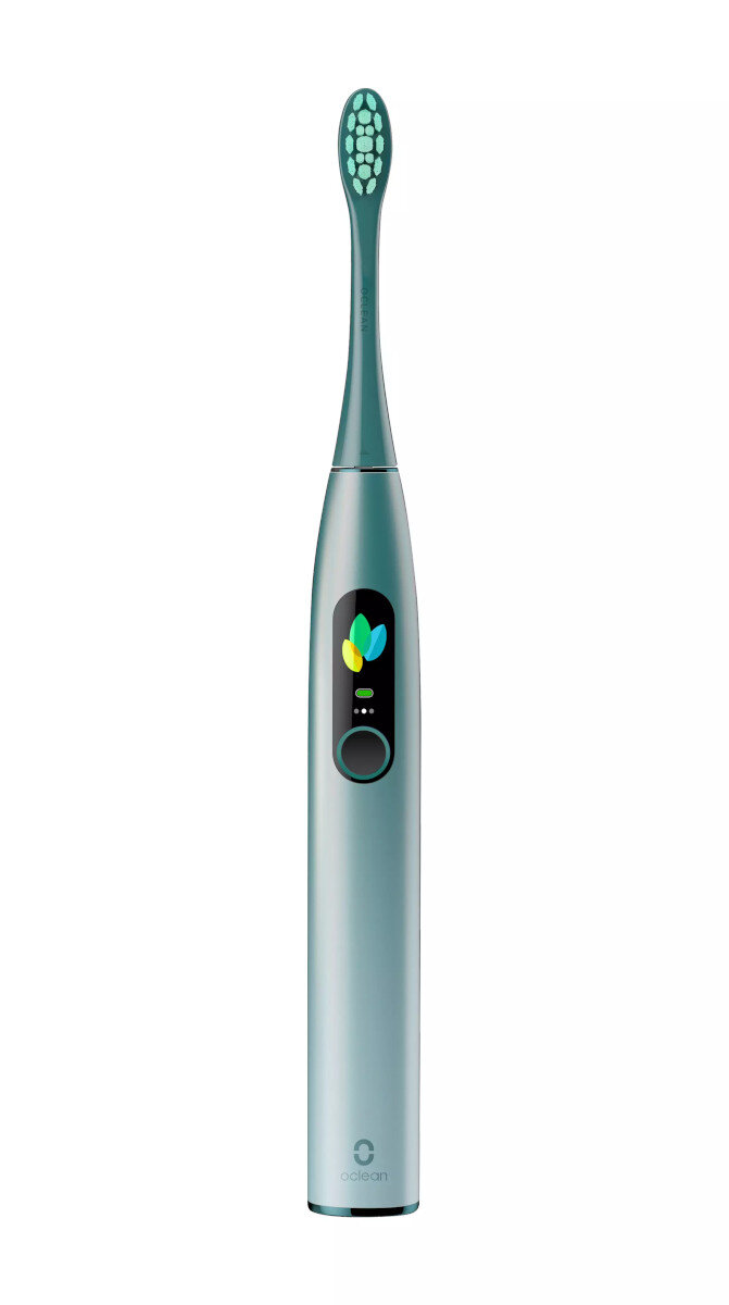 Zestaw szczoteczek sonicznych OCLEAN X Pro Dual Fioletowy + Zielony
