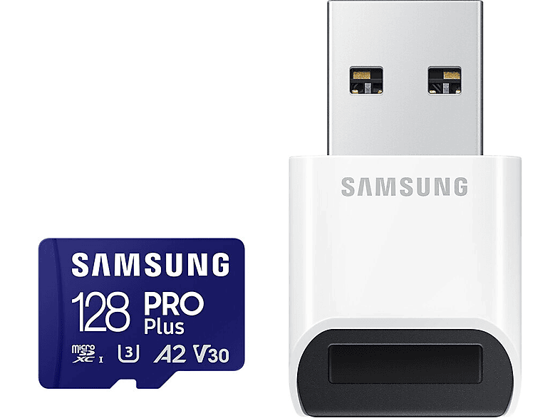 Karta pamięci SAMSUNG MB-MD128SB/WW microSD PRO Plus 128GB + czytnik USB