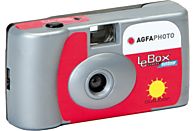 AGFA LeBox Outdoor - Fotocamera monouso Argento / Rosso