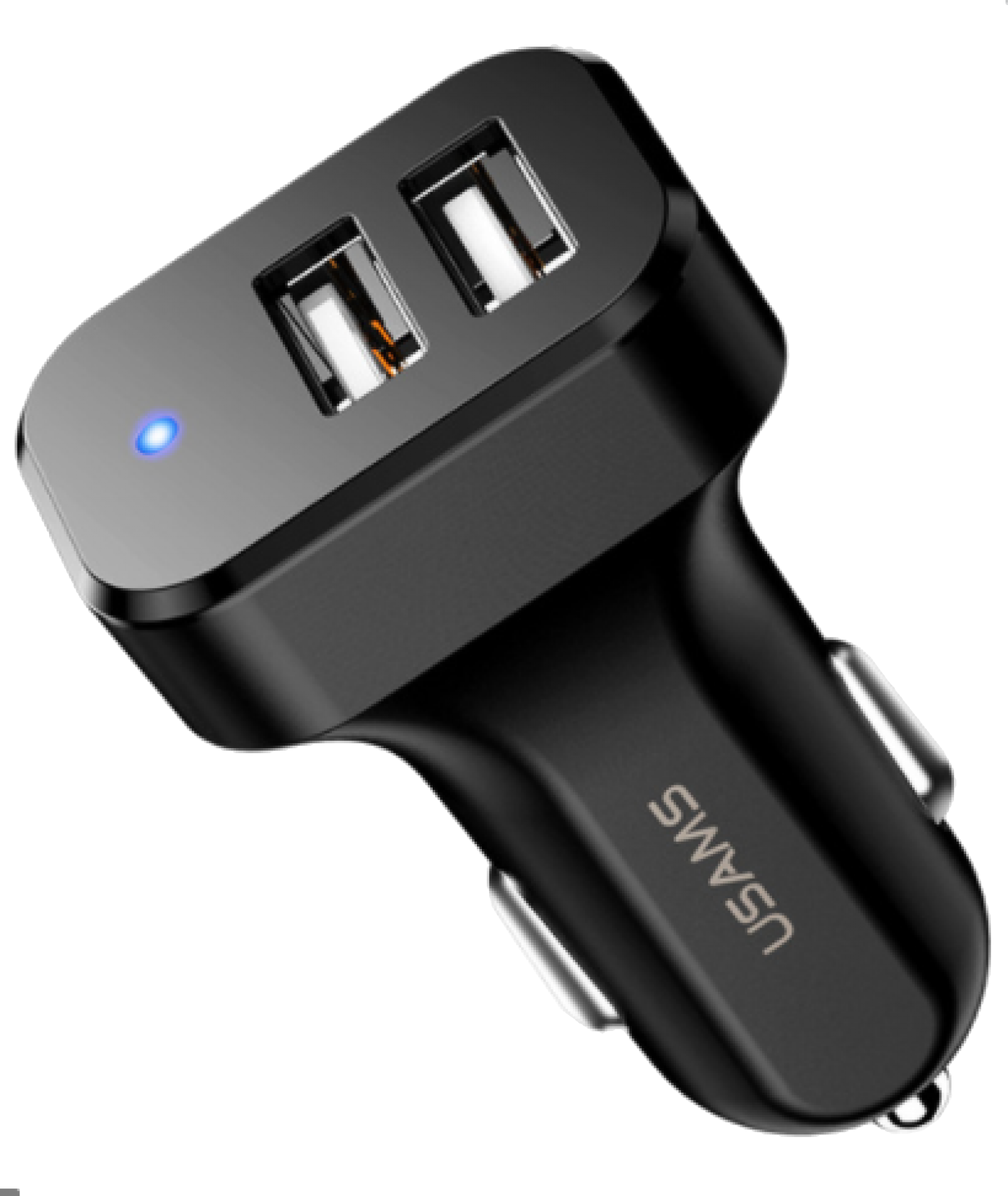 USAMS CC87TC01 dupla usb portos szivargyújtó töltő, 2,1A