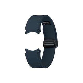Correa - Samsung ET-SHR94LNEGEU, Para Galaxy Watch6,  M/L, 20 mm, Con Hebilla en D, Cuero ecológico, Azul
