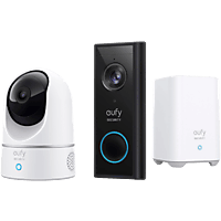 MediaMarkt EUFY Eufy Doorbell 2K en Indoor Cam (bundel) aanbieding