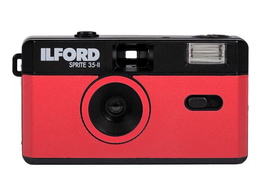 ILFORD Sprite 35-II - Fotocamera analogica (Rosso/Nero)