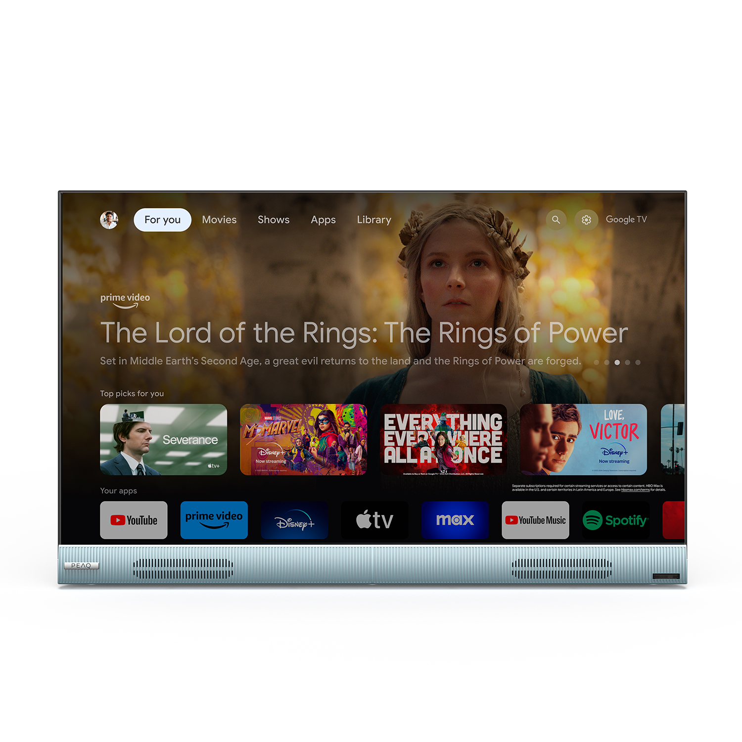Peaq 32Gh-5023C-Bl TV D-Led, 32 pollici, HD