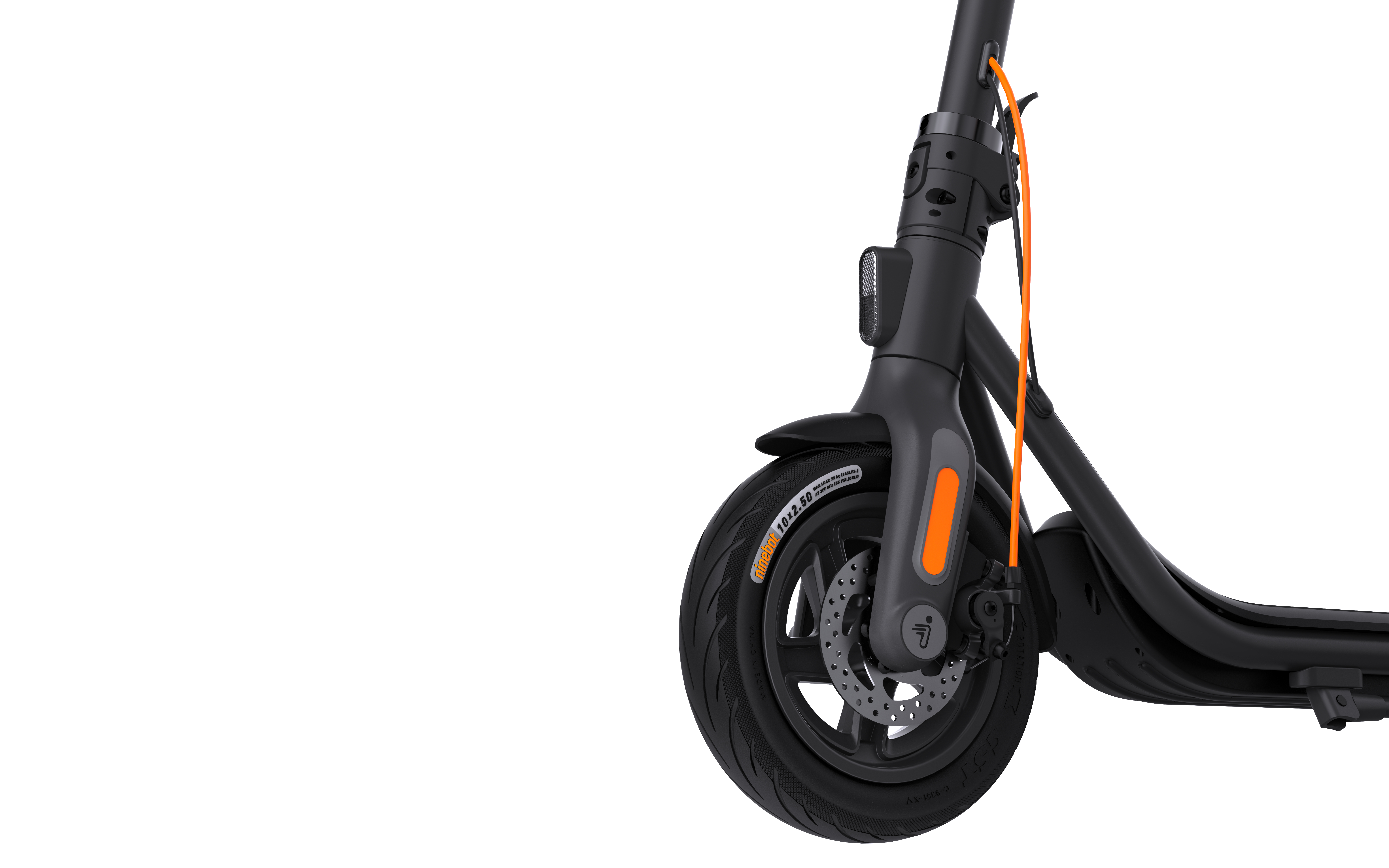 D (10 Zoll, Plus NINEBOT F2 E-Scooter Black)