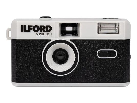 ILFORD Sprite 35-II - Analogkamera (Schwarz/Silber)