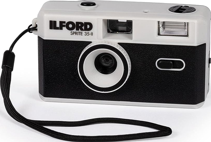 ILFORD Sprite 35-II - Appareil photo analogique (Noir/Argent)
