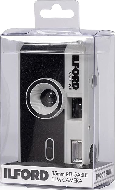 ILFORD Sprite 35-II - Appareil photo analogique (Noir/Argent)