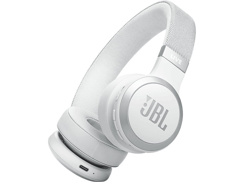 JBL Live 670NC Bluetooth Kopfhörer (On-Ear), Weiß