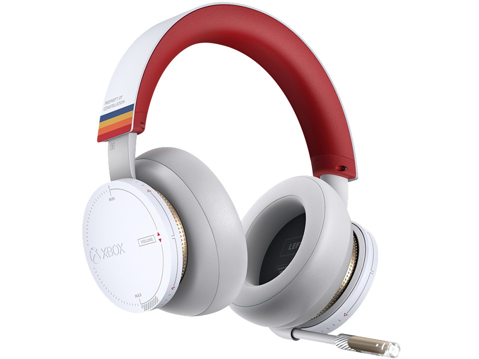 MICROSOFT Xbox Wireless Starfield, Over-ear Gaming Headset Bluetooth Weiß/Rot