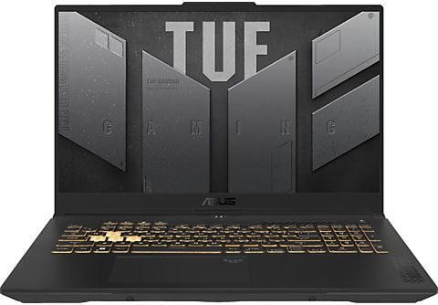 ASUS TUF Gaming A17 FA707NV-HX013W, Gaming Notebook, mit 17,3 Zoll Display, AMD Ryzen™ 7 7735HS Prozessor, 16 GB RAM, 1 TB SSD, NVIDIA GeForce RTX™ 4060, Grau, Windows 11 Home (64 Bit)