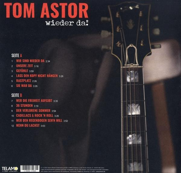 Gitarrenkopf im Fokus, Albumtitel und Titelliste.