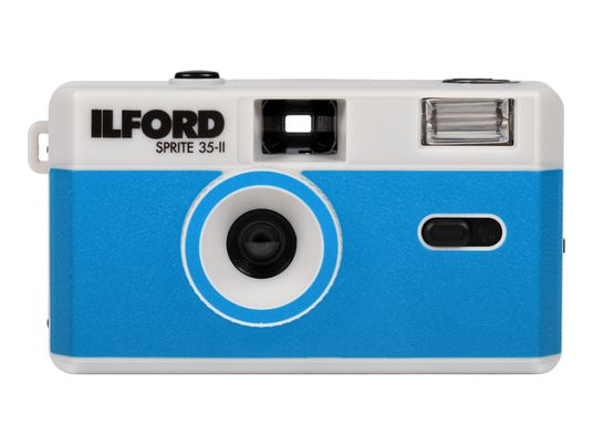 ILFORD Sprite 35-II - Analogkamera (Blau/Silber)