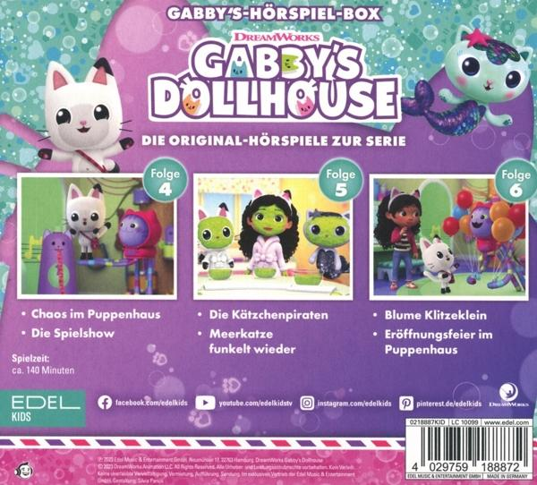 Gabby's Dollhouse - Hörspiel-Box,Folge 4-6  - (CD)