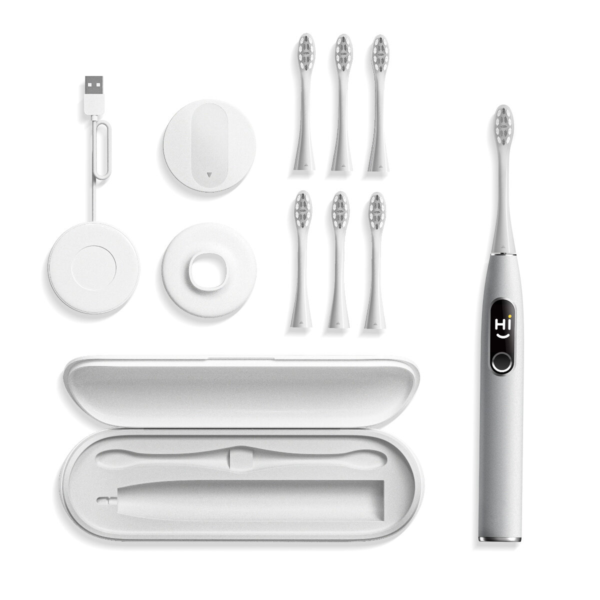 Szczoteczka soniczna OCLEAN X Pro Elite + 7 końcówek