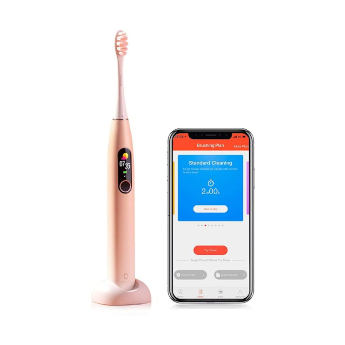 Szczoteczka soniczna OCLEAN X Pro Różowa