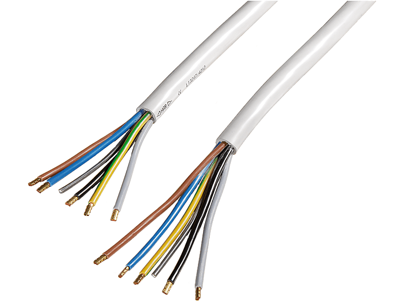 XAVAX 220796 5aderige kabel 1.5m Wit kopen? MediaMarkt