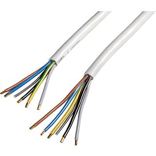 XAVAX 220796 5-aderige kabel 1.5m Wit