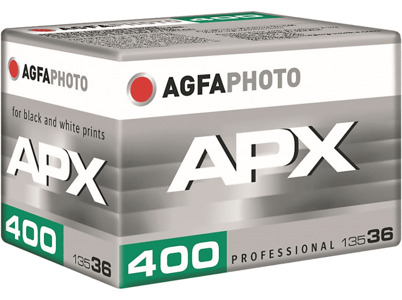 AGFA AgfaPhoto APX 400 - 135/36 Analogfilm (Grau/Grün/Weiss)