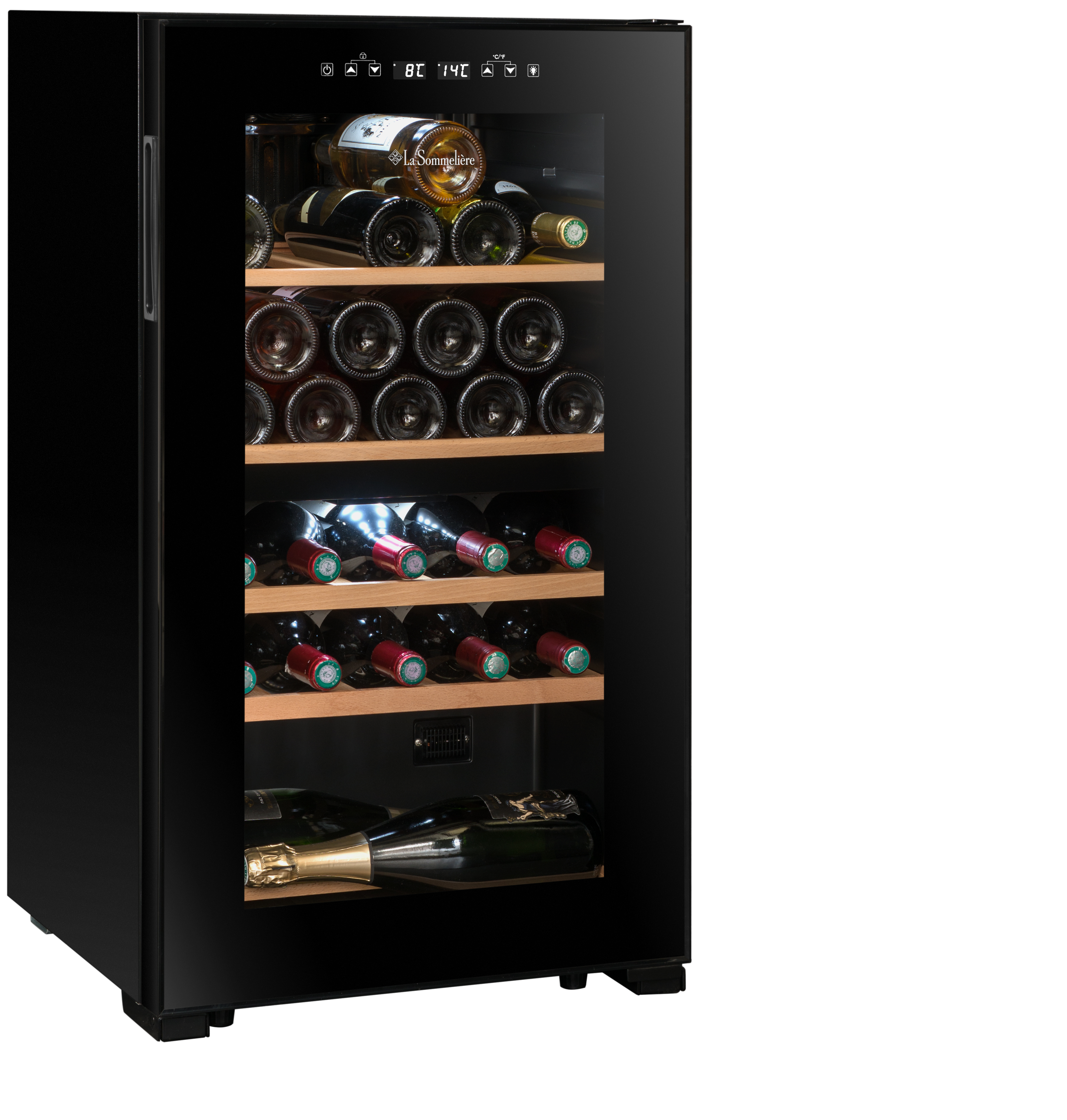 LA SOMMELIERE SLS32.DZBLACK Şarap Dolabı Siyah