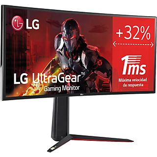 Monitor gaming - LG 34GN850-B, 34", QHD, 1 ms, 144 Hz, HDMI x2, DisplayPort x1, Negro