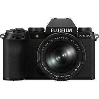 FUJIFILM X-S20 Body + FUJINON XF18-55mm F2.8-4 R LM OIS - Systemkamera Schwarz
