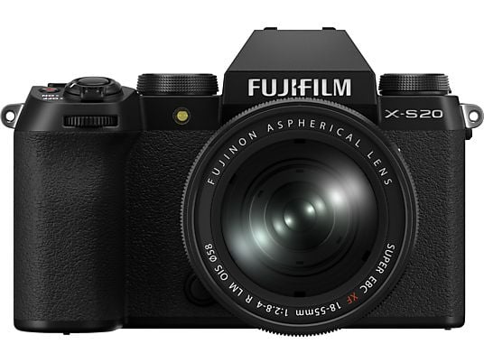 FUJIFILM X-S20 Body + FUJINON XF18-55mm F2.8-4 R LM OIS - Fotocamera Nero