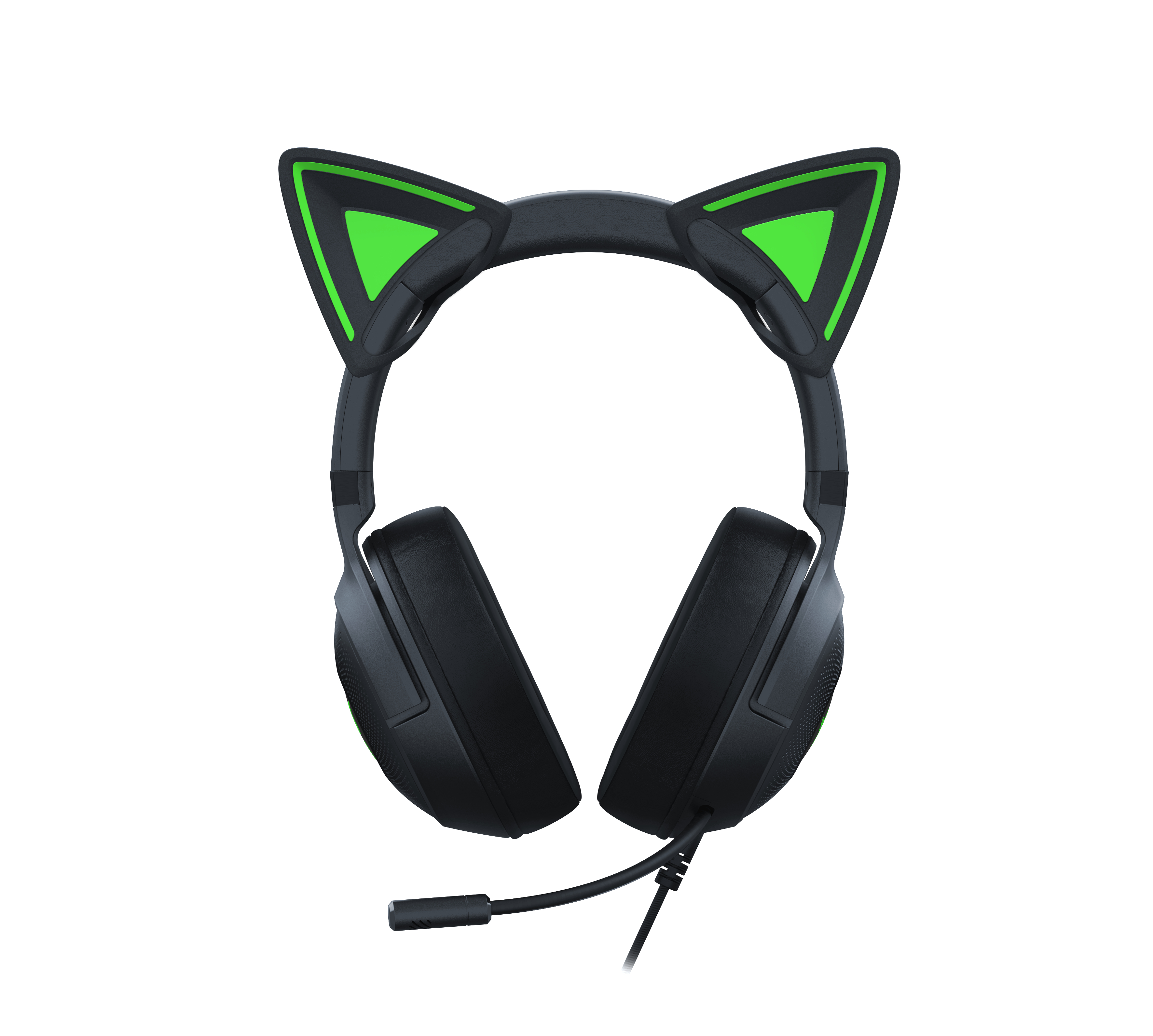 RAZER Kitty Ears Headset Zubehör Black, V2 Green