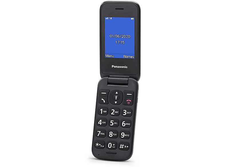 Panasonic KX-TU400 Senioren-Klapp-Handy Grau