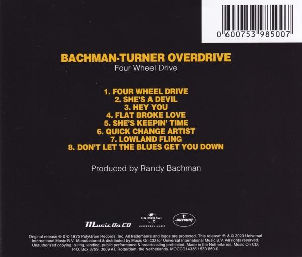 Bachman-Turner Overdrive - Four Wheel Drive  - (CD)