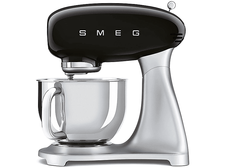 Smeg Smf02Bleu Impastatrice Planetaria, 800 W, capacità ciotola 4,8 l, Nero