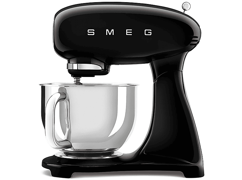 Smeg Smf03Bleu Impastatrice Planetaria, 800 W, capacità ciotola 4,8 l, Nero