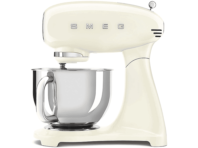 Smeg Smf03Creu Impastatrice Planetaria, 800 W, capacità ciotola 4,8 l, Panna
