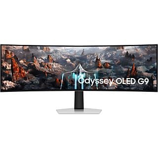Monitor gaming - SAMSUNG Odyssey G9 LS49CG934SUXEN , 49", 4K OLED, 0.03ms, 240 Hz, Freesync Premium Pro, Silver