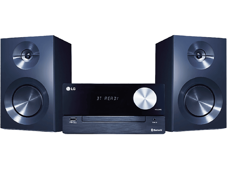 LG CM2460, Bluetooth, USB, 100 W, CD, Negro
