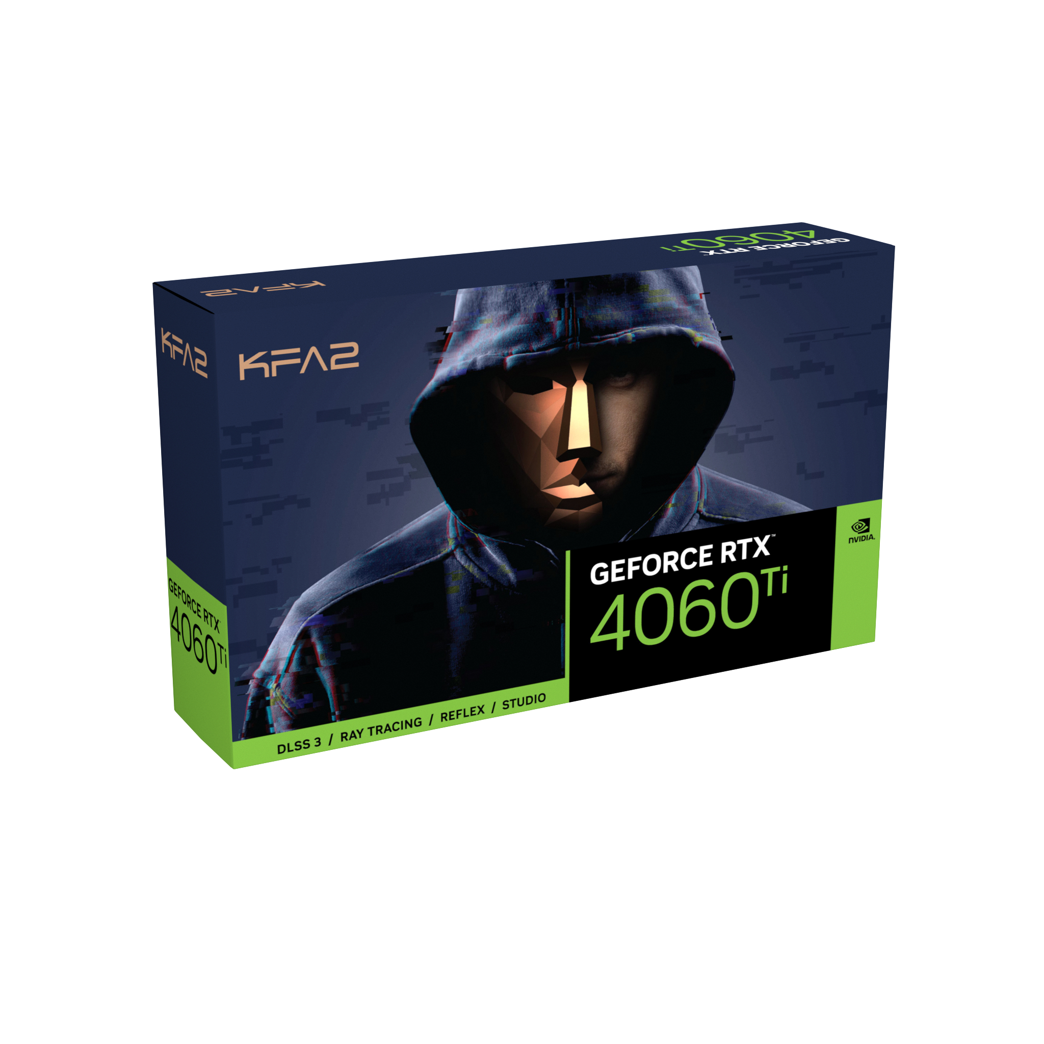 KFA2 GeForce RTX 4060 TI EX 1-Click OC (46ISL8MD8AEK) (NVIDIA, Grafikkarte)