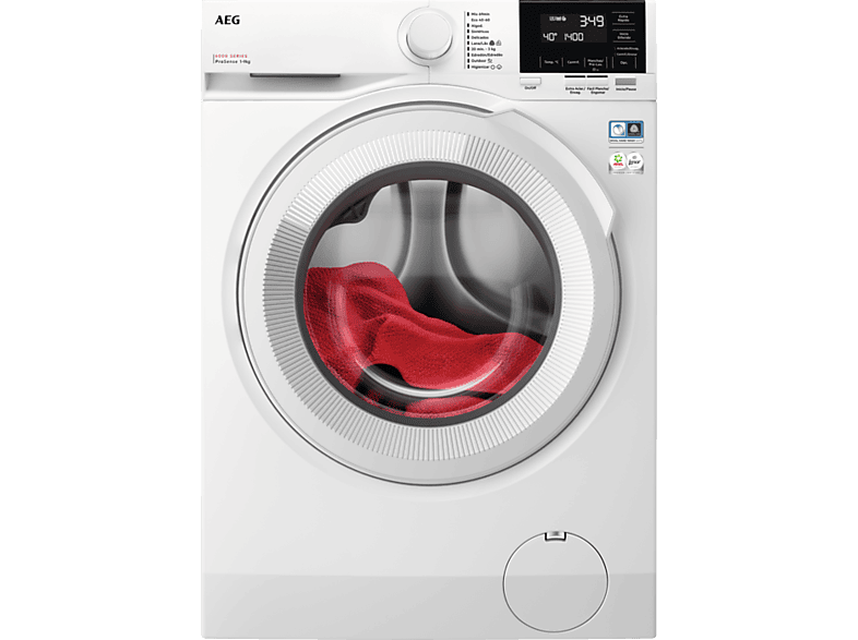 Lavadora AEG L6FBI947P Blanca 9Kg 1.400Rpm A ProSense 