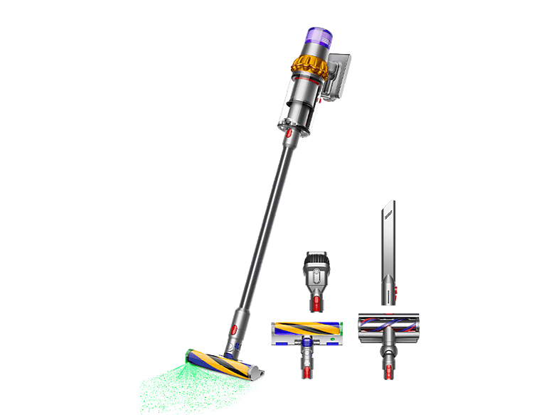 REACONDICIONADO Seminuevo Muy bueno Aspirador escoba - Dyson v15 DetectAbsolute, 240W, 60min, Inteligente y Potente, 3 Modos, Láser, Sensor Suciedad