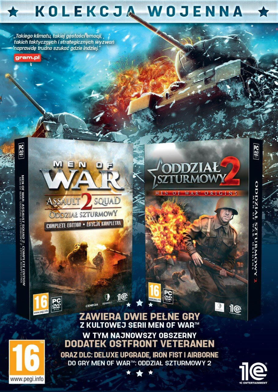 Gra PC Men of War: Oddział Szturmowy 2 - Kolekcja Wojenna
