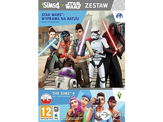 Gra PC The Sims 4 + Dodatek The Sims 4: Star Wars Wyprawa na Batuu