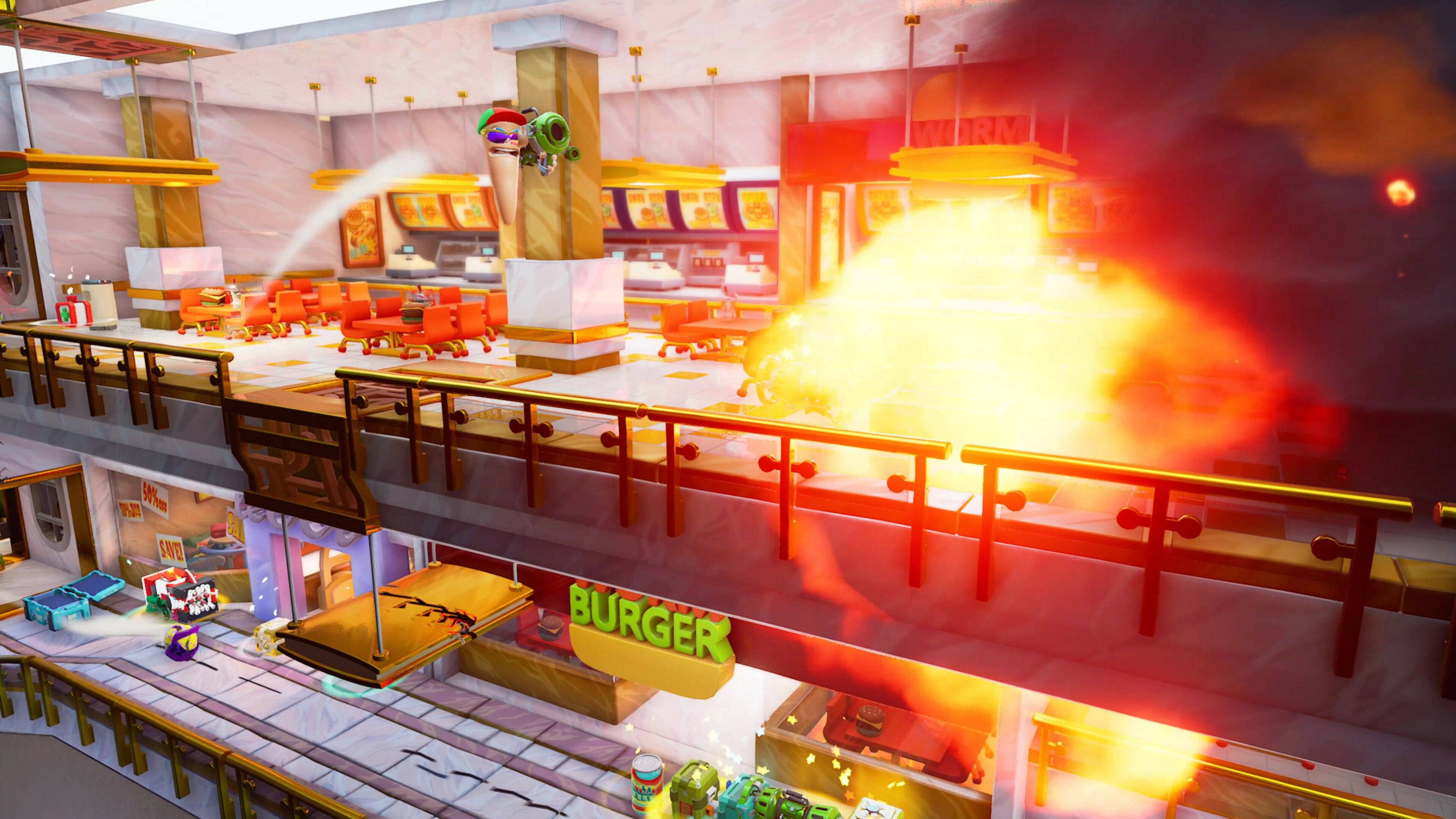 Gra PS5 Worms Zadyma - Edycja Dużego Kalibru