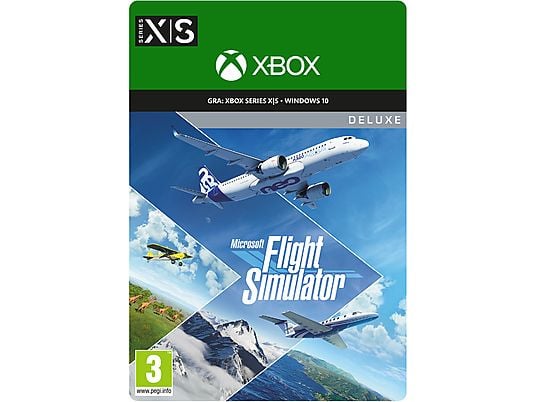 E-KOD Kod aktywacyjny Gra Xbox Series Microsoft Flight Simulator Edycja Deluxe
