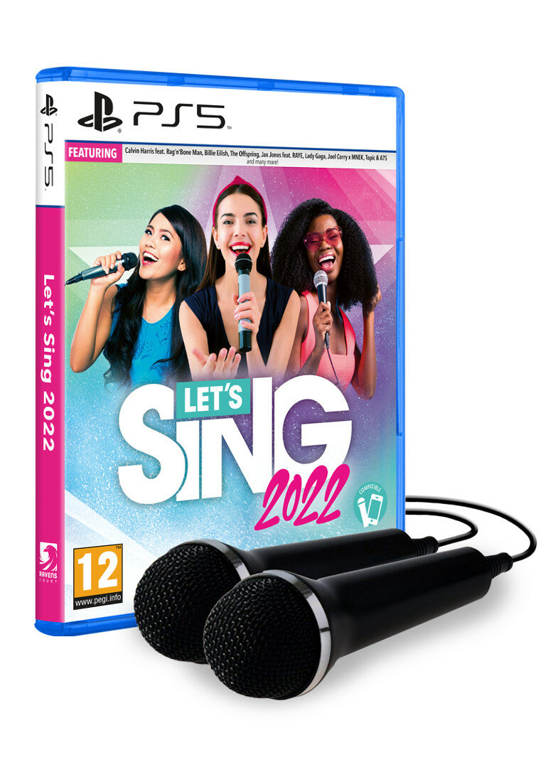 Gra PS5 Let's Sing 2022 + 2 mikrofony